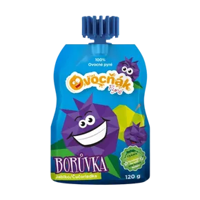 Ovocňák Pyré jablko borůvka 120 g